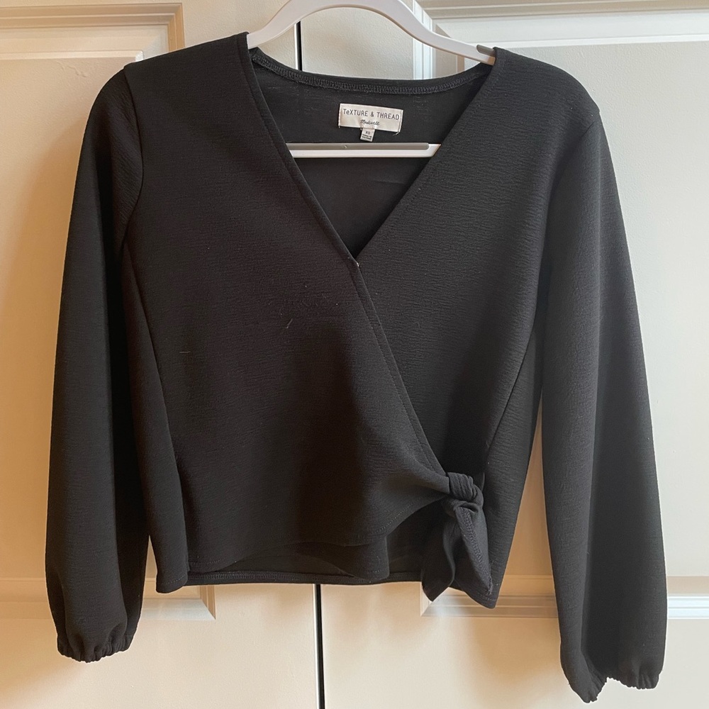Madewell Tie-Front Blouse